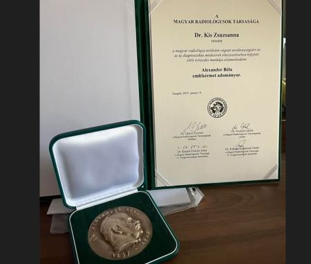 Elismerés Dr. Kis Zsuzsanna főorvosnőnek!