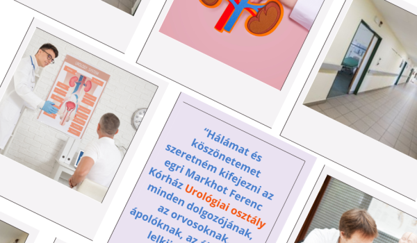 Köszönet az Urológiai osztály csapatának!