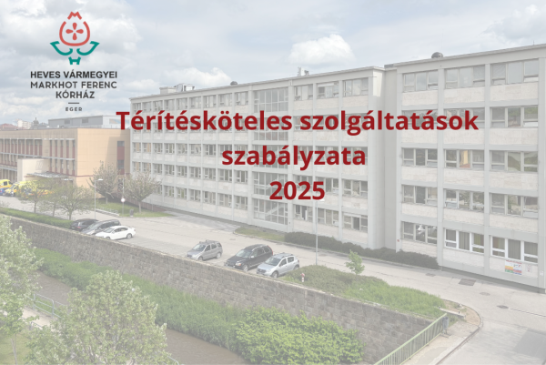 Térítésköteles szolgáltatások szabályzata 2025